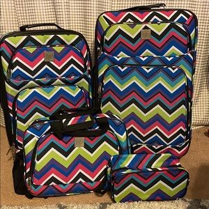 New Directions 4pc Luggage Set